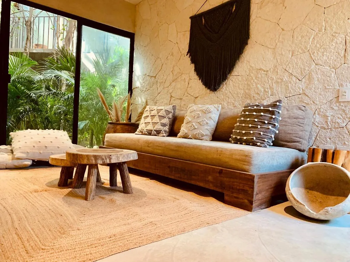 טולום Vida Jungle Apart 1 With Special Fee To Access Hotel Bardo 0*,